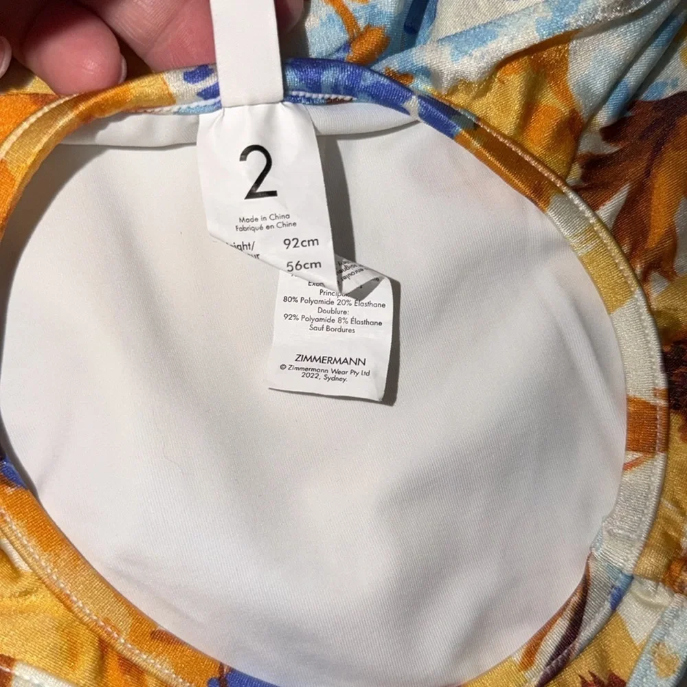 Zimmermann Floral Kids Swimwear 2Y - Picture 4 of 6